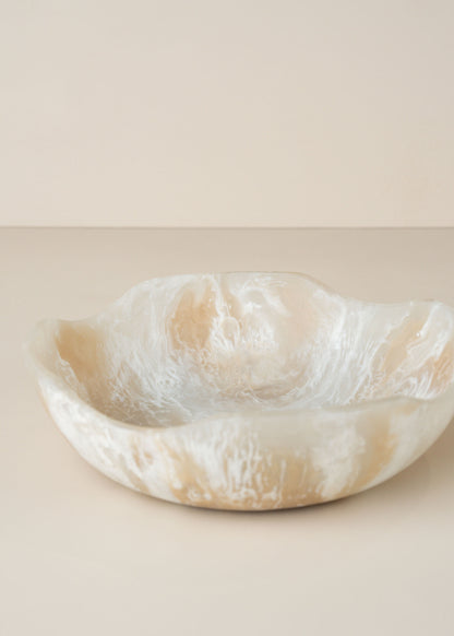 Flow Resin Salad Bowl | Shell - - - Saardé - Saardé.
