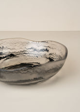 Flow Resin Salad Bowl | Smoke - - - Saardé - Saardé.