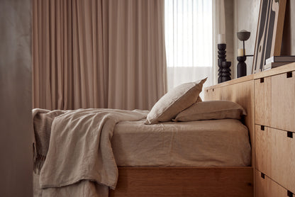 Linen Standard Pillowcase | Natural | Set of 2 -  -  - Saardé - Saardé.