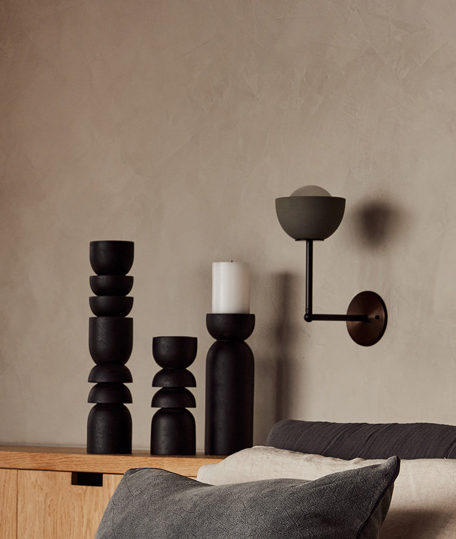 Alev Candle Holder  | Japan Black -  -  - Saardé - Saardé.