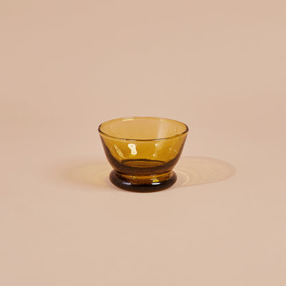 Footed Condiment Dish | Olive/Amber -  -  - Saardé - Saardé.