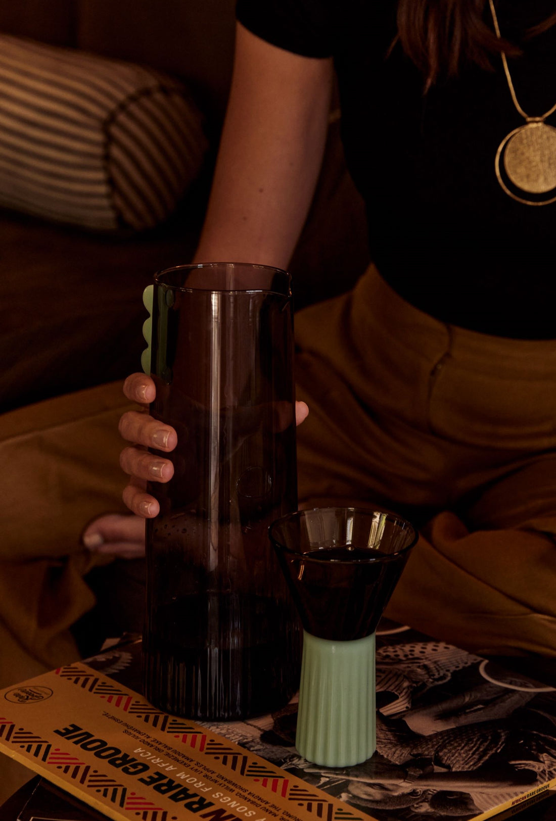 Kairos Wine Glass | Mint -  -  - Saardé - Saardé.