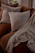 Linen/Velvet Cushion Range | Stone -  -  - Saardé - Saardé.
