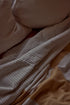 Linen Quilted Bed Cover | Natural Stripe -  -  - Saardé - Saardé.