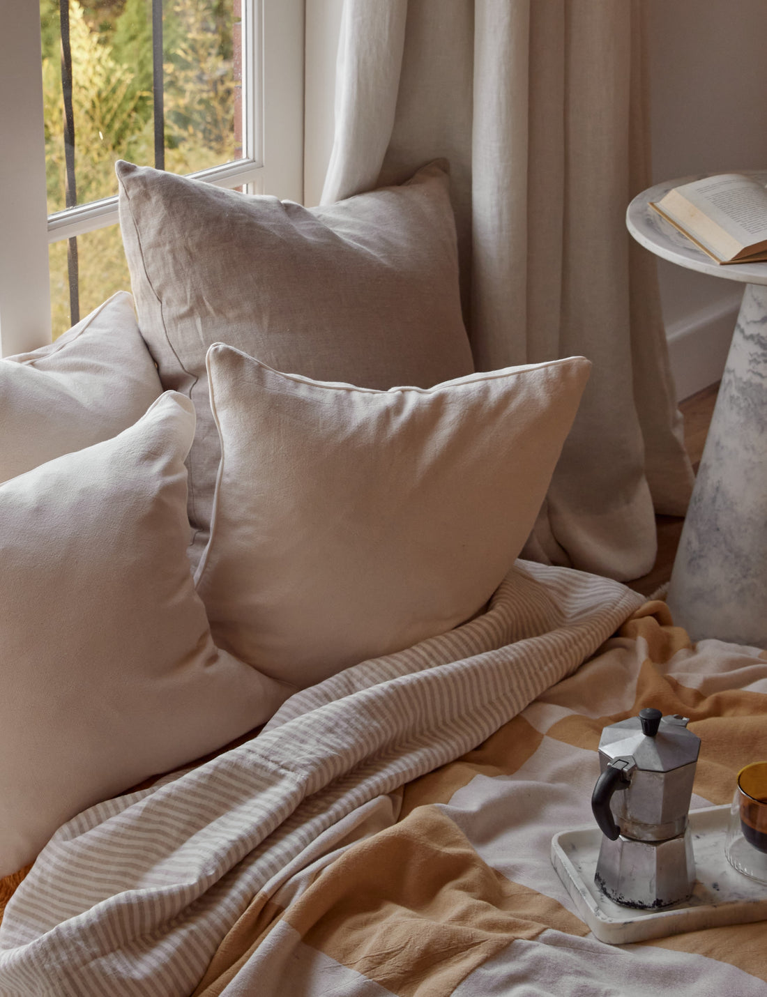 Vintage Wash Cushion | Oatmeal - - - Saardé - Saardé.