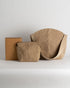 For self: tote bag + makeup bag - Clay Tote Bag + Clay Makeup Bag - Clay Tote Bag + Clay Makeup Bag - Saardé - Saardé.