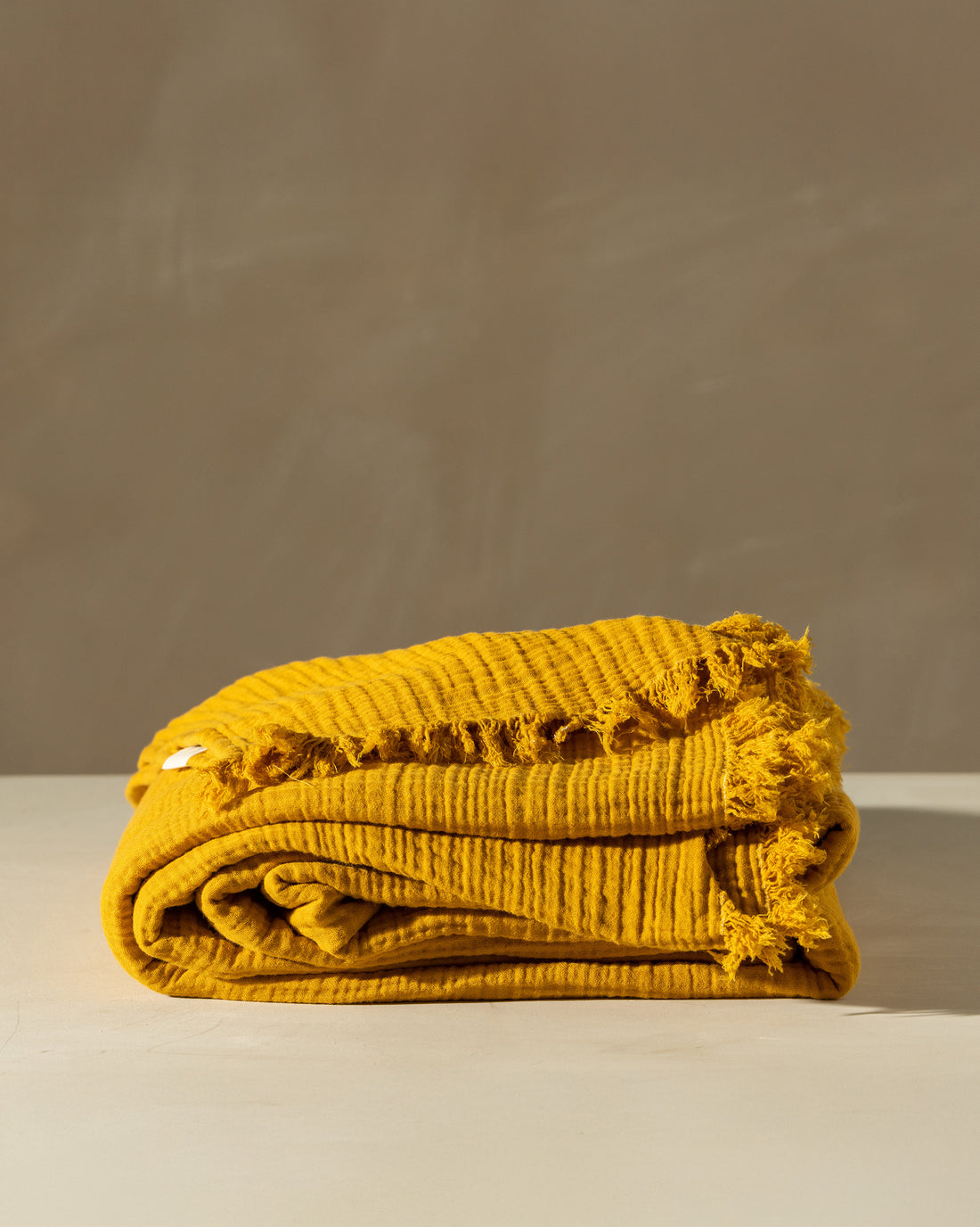 Enes Cotton Bedcover | Turmeric