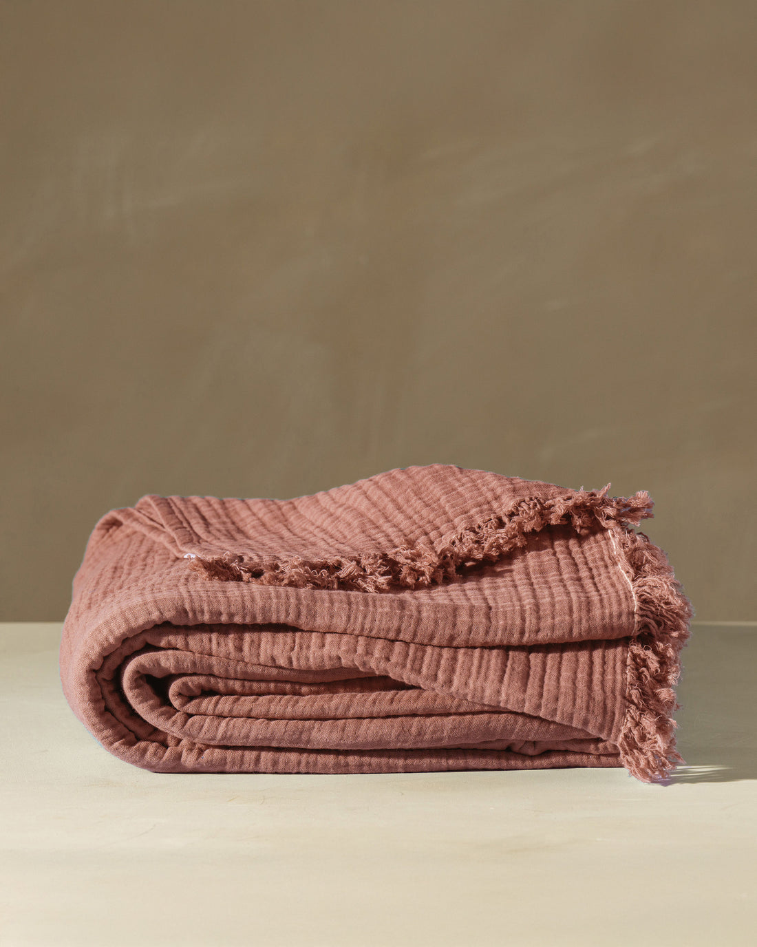 Enes Cotton Bedcover | Guava - - - Saardé - Saardé.