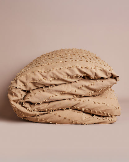 Shore Duvet Cover | Nutmeg - - - Saardé - Saardé.