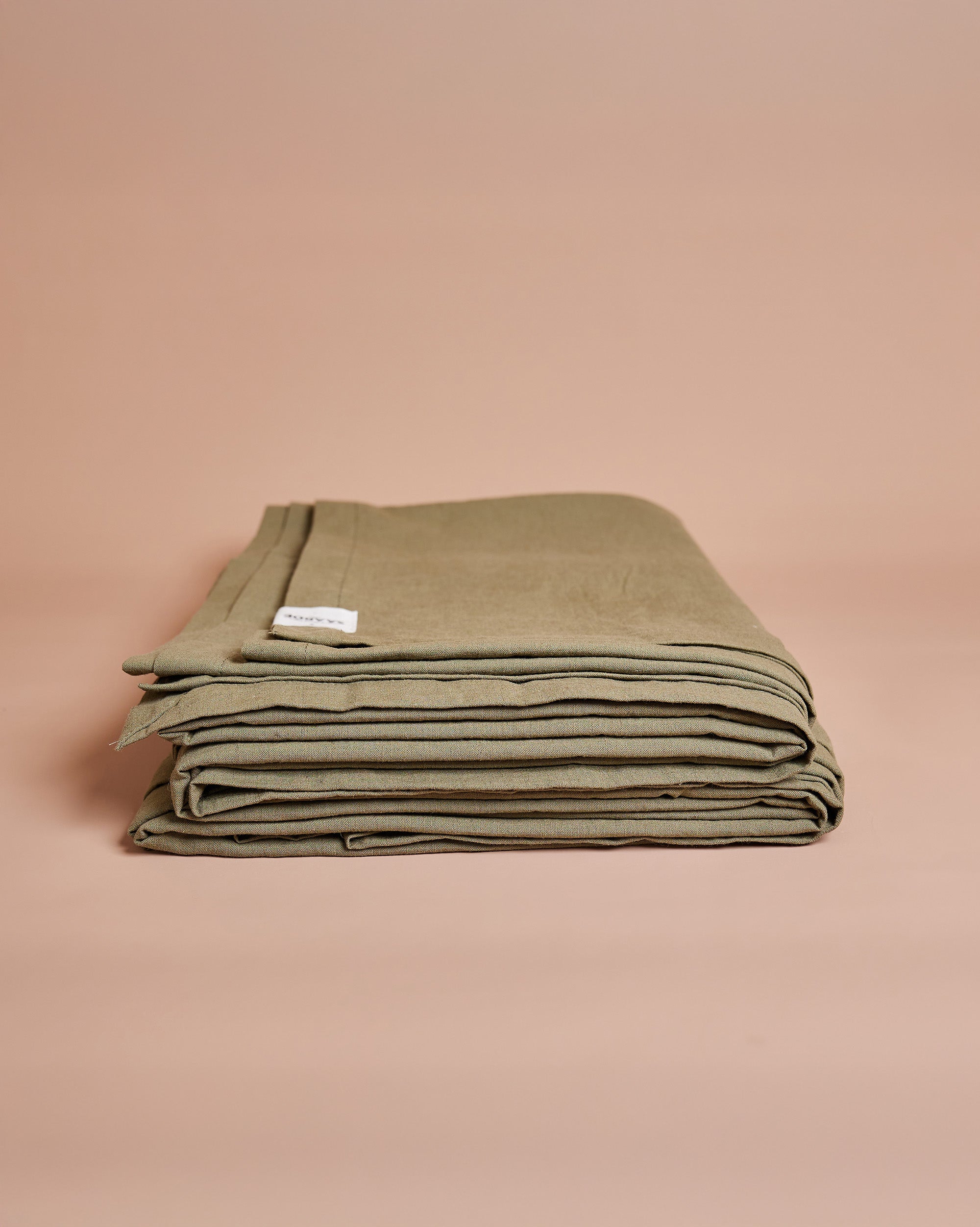 Shore Flat Sheet | Olive - - - Saardé - Saardé.