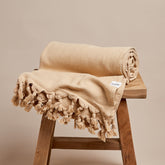 Vintage Wash Cotton Blanket | Nutmeg -  -  - Saardé - Saardé.