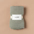 Enes Crinkle Baby Blanket | Olive/Eucalyptus -  -  - Saardé - Saardé.