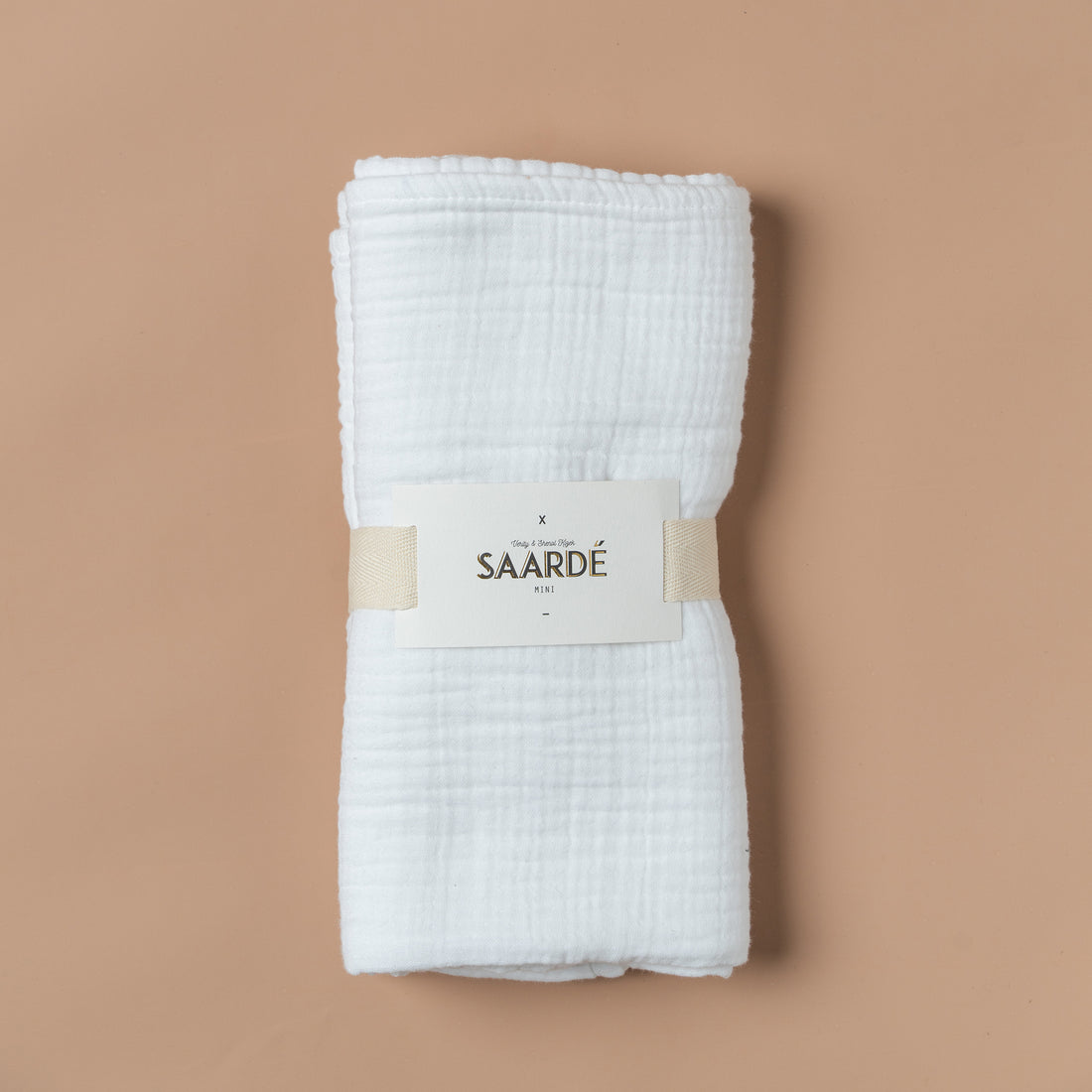 Enes Crinkle Baby Blanket | White -  -  - Saardé - Saardé.