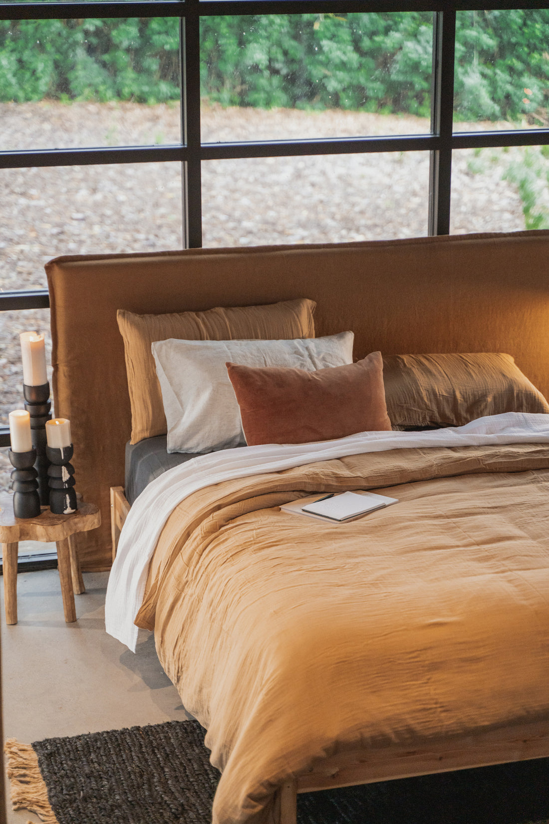 Enes Duvet Cover | Nutmeg -  -  - Saardé - Saardé.