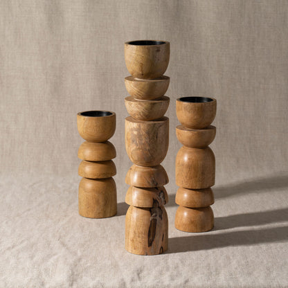 Alev Candle Holder | Natural - Small - Small - Saardé - Saardé.