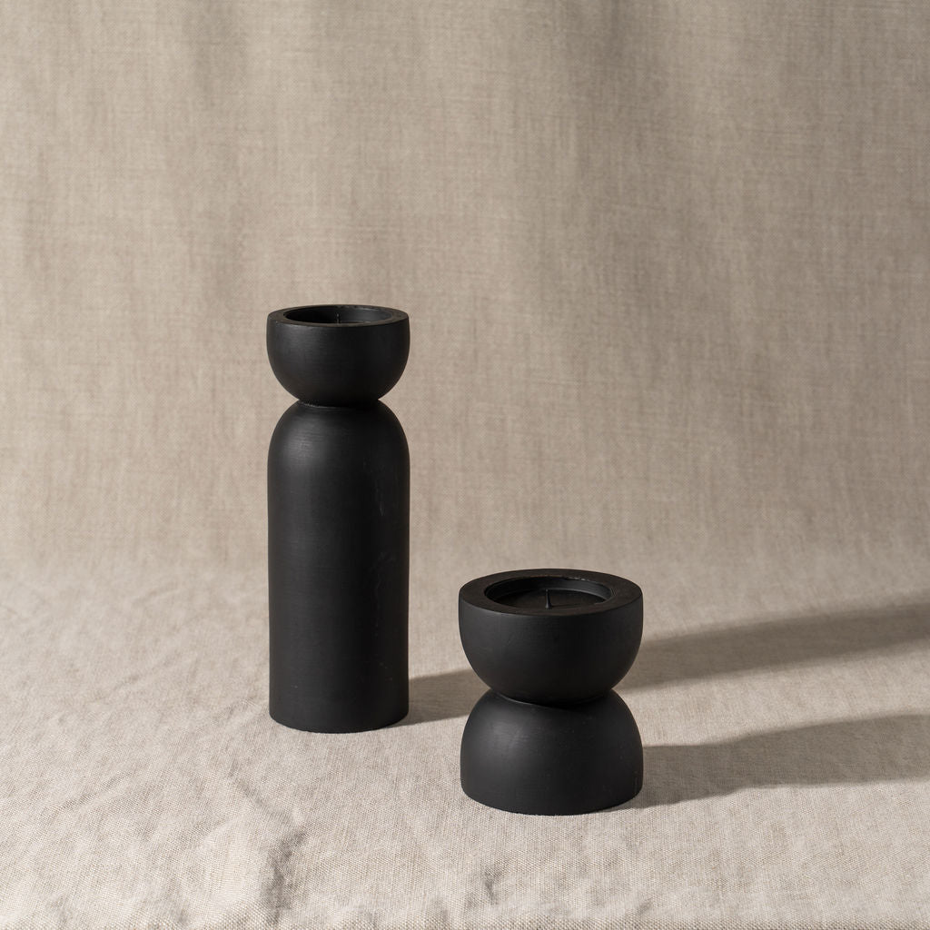 Toulin Candle Holder | Japan Black -  -  - Saardé - Saardé.