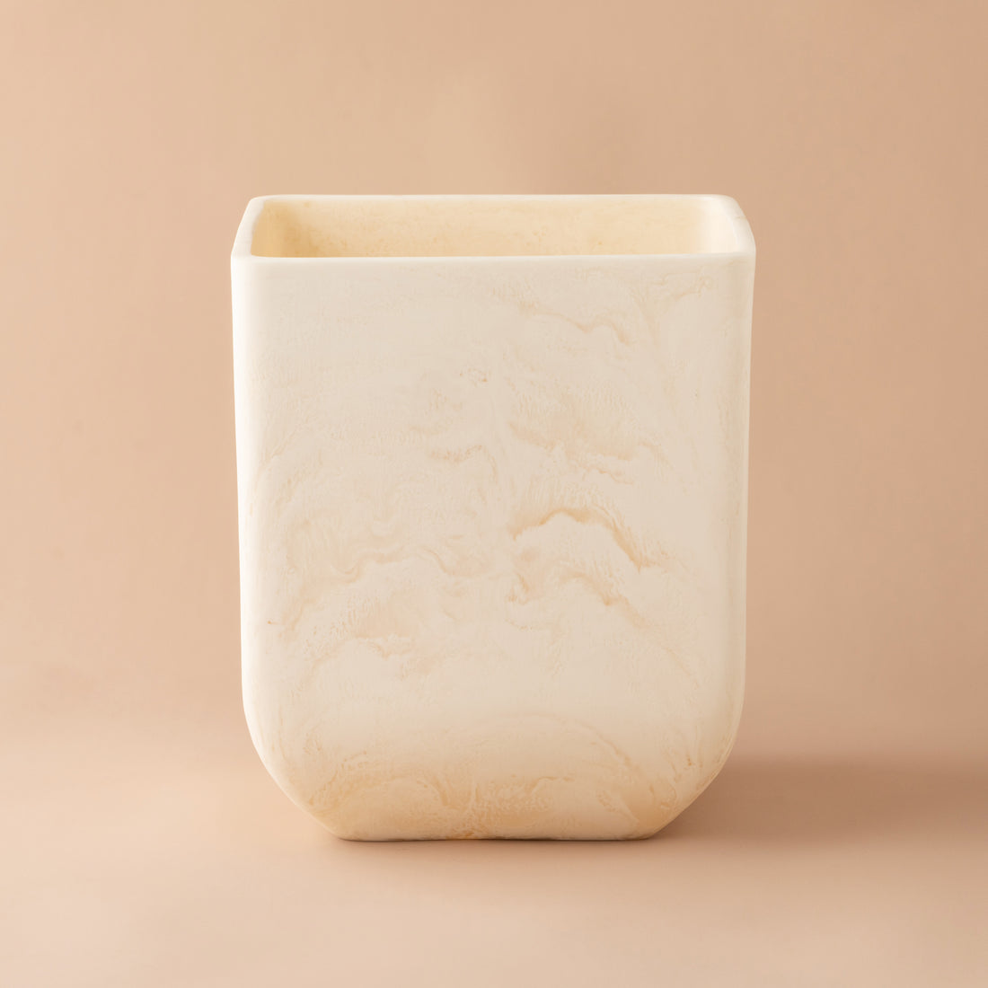 Flow Resin Bin/Planter | Marshmallow -  -  - Saardé - Saardé.