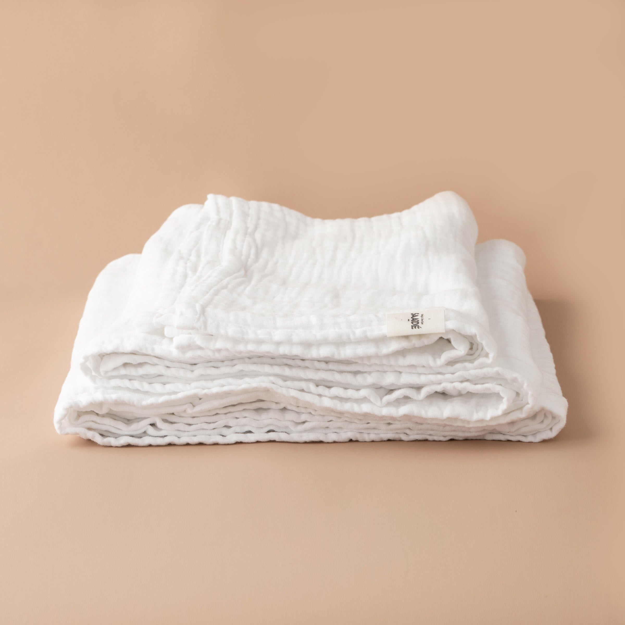 Enes Flat Sheet | White | One Size -  -  - Saardé - Saardé.