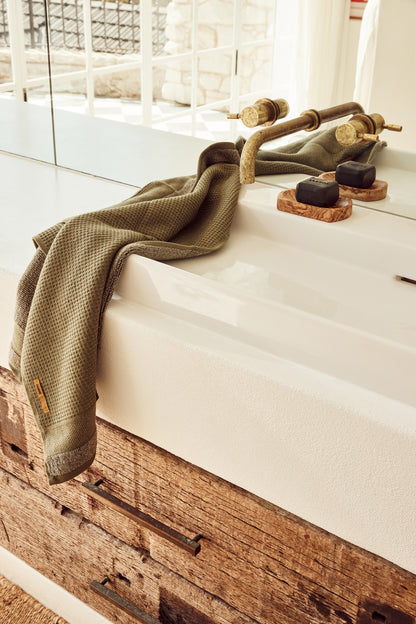 Cocoon Towel Collection | Olive -  -  - Saardé - Saardé.