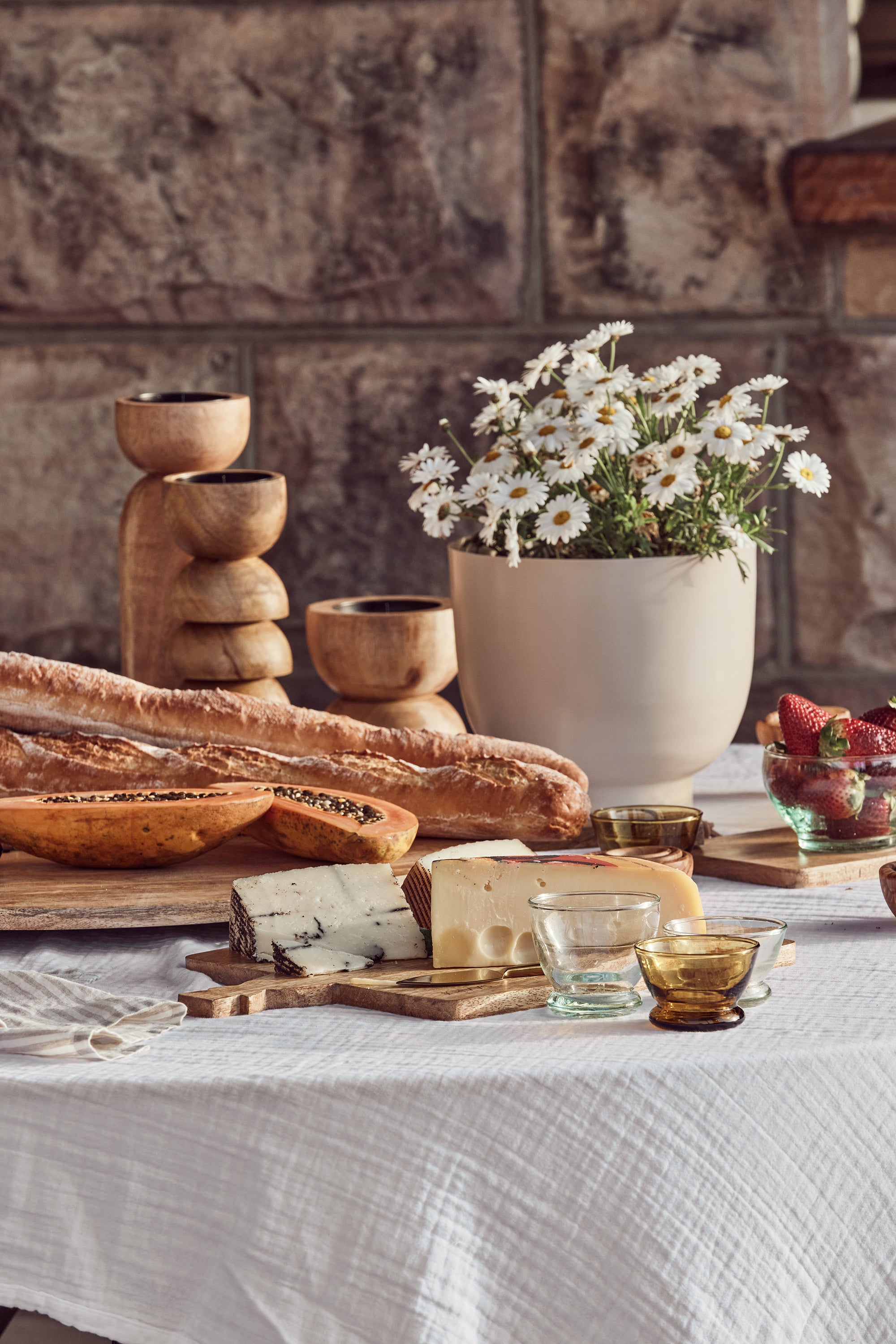 Toulin Candle Holder | Natural -  -  - Saardé - Saardé.