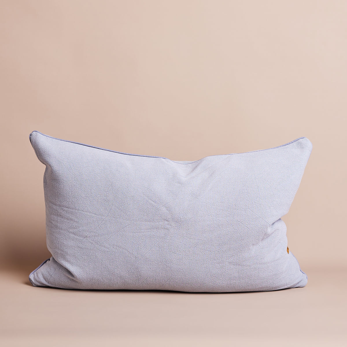 Vintage Wash Cushion Collection | Pale Grey w Piping - Square (With Feather Insert) - Square (With Feather Insert) - Saarde - Saardé.