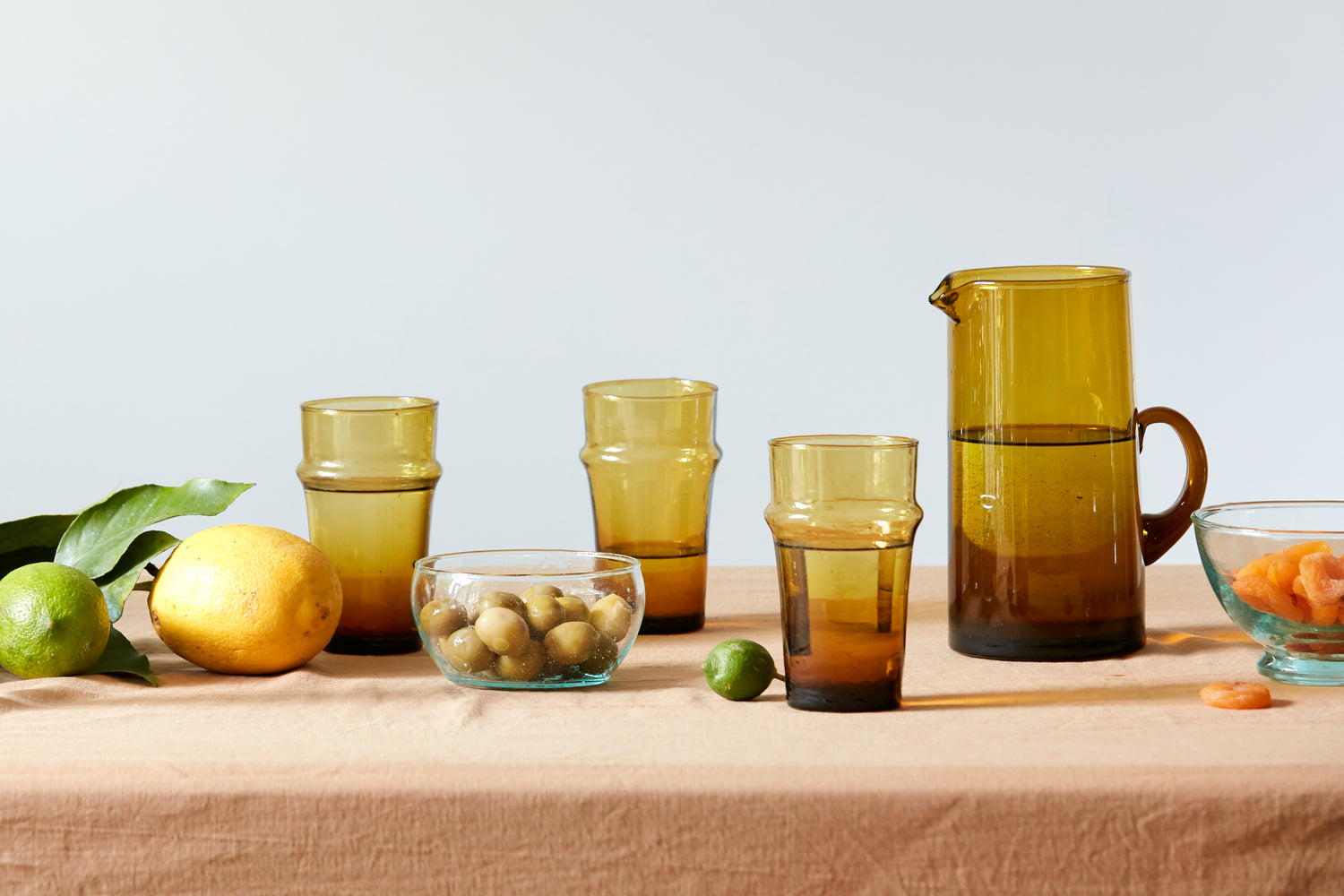 Traditional Glassware Collection | Amber -  -  - Saarde - Saardé.