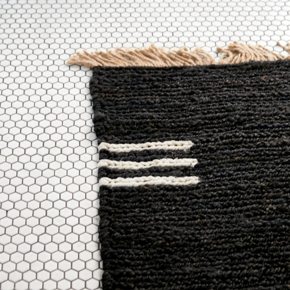 Otto Jute Runner | Black -  -  - Saardé - Saardé.