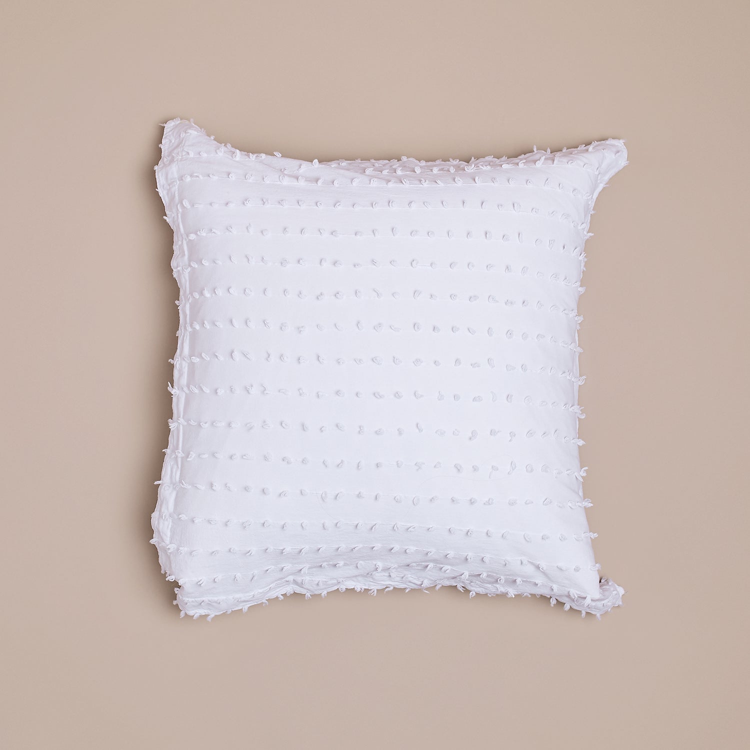 Shore European Pillowcase | White -  -  - Saardé - Saardé.