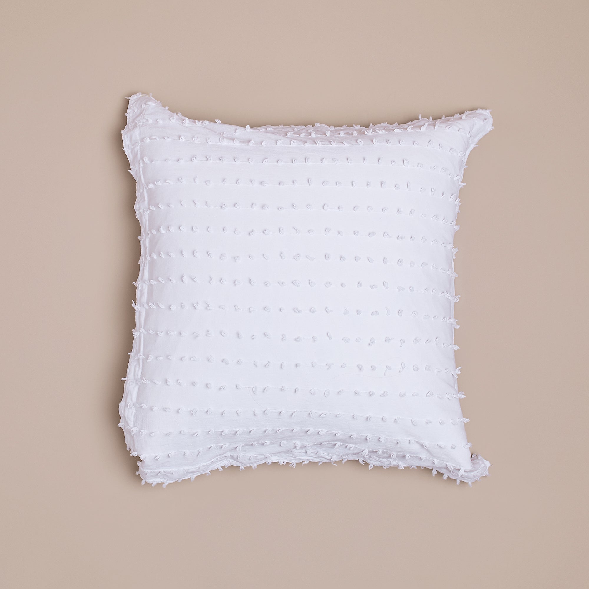 Shore European Pillowcase | White -  -  - Saardé - Saardé.