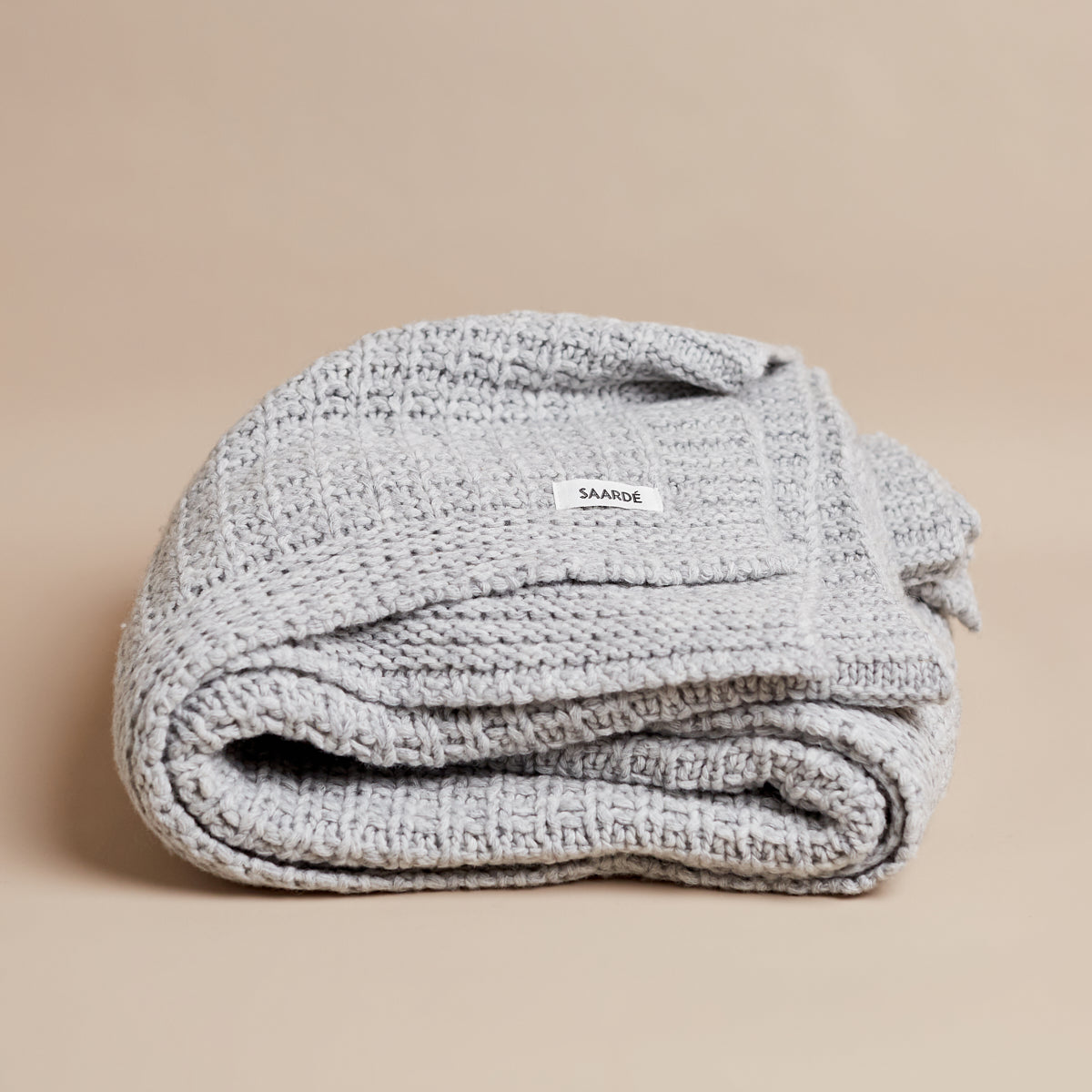 Jasmin Wool Throw | Pale Grey -  -  - Saardé - Saardé.