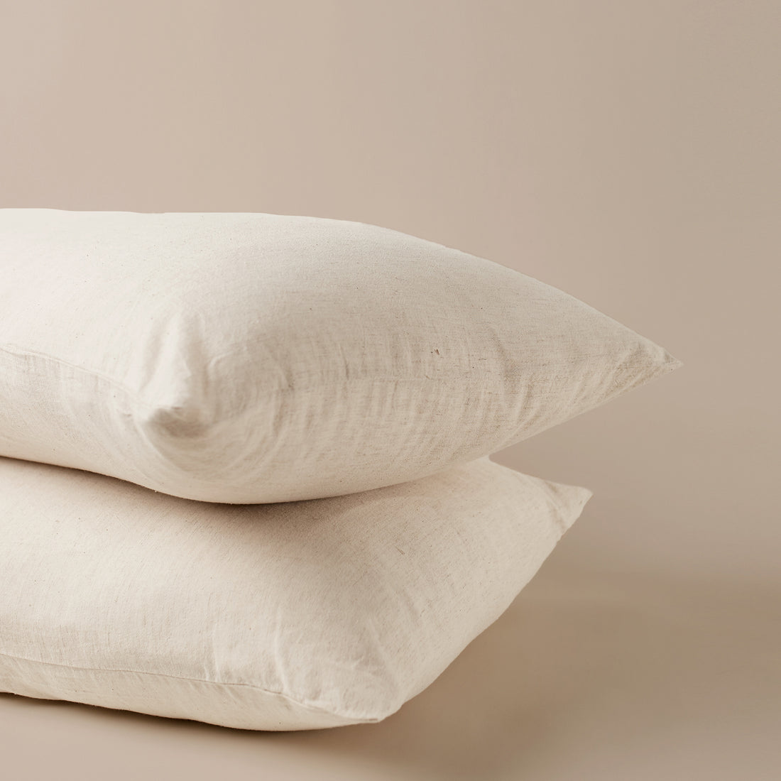 Shore Plain Pillowcase | Natural | Set of 2 -  -  - Saardé - Saardé.