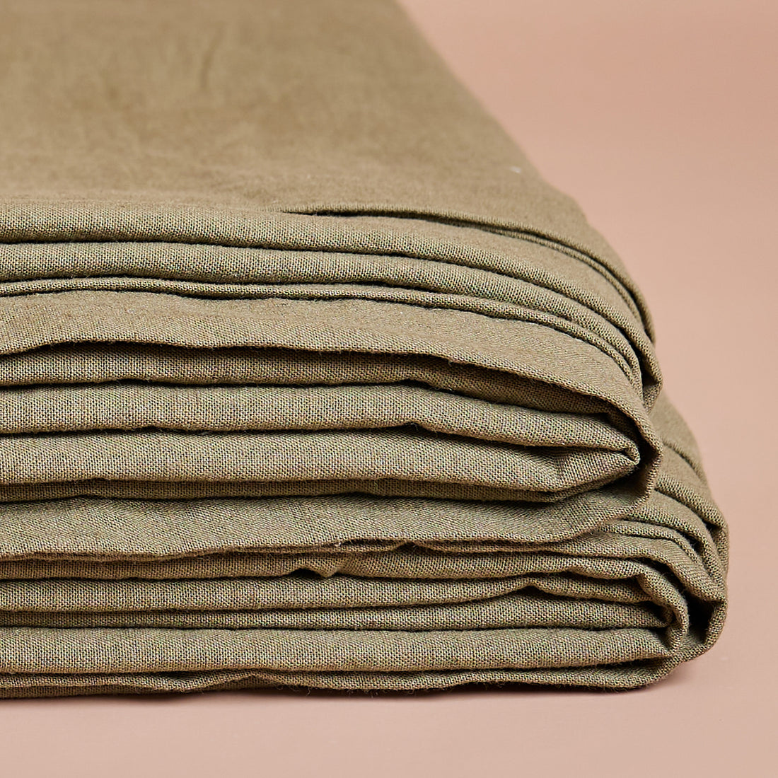 Shore Flat Sheet | Olive - King - King - Saardé - Saardé.