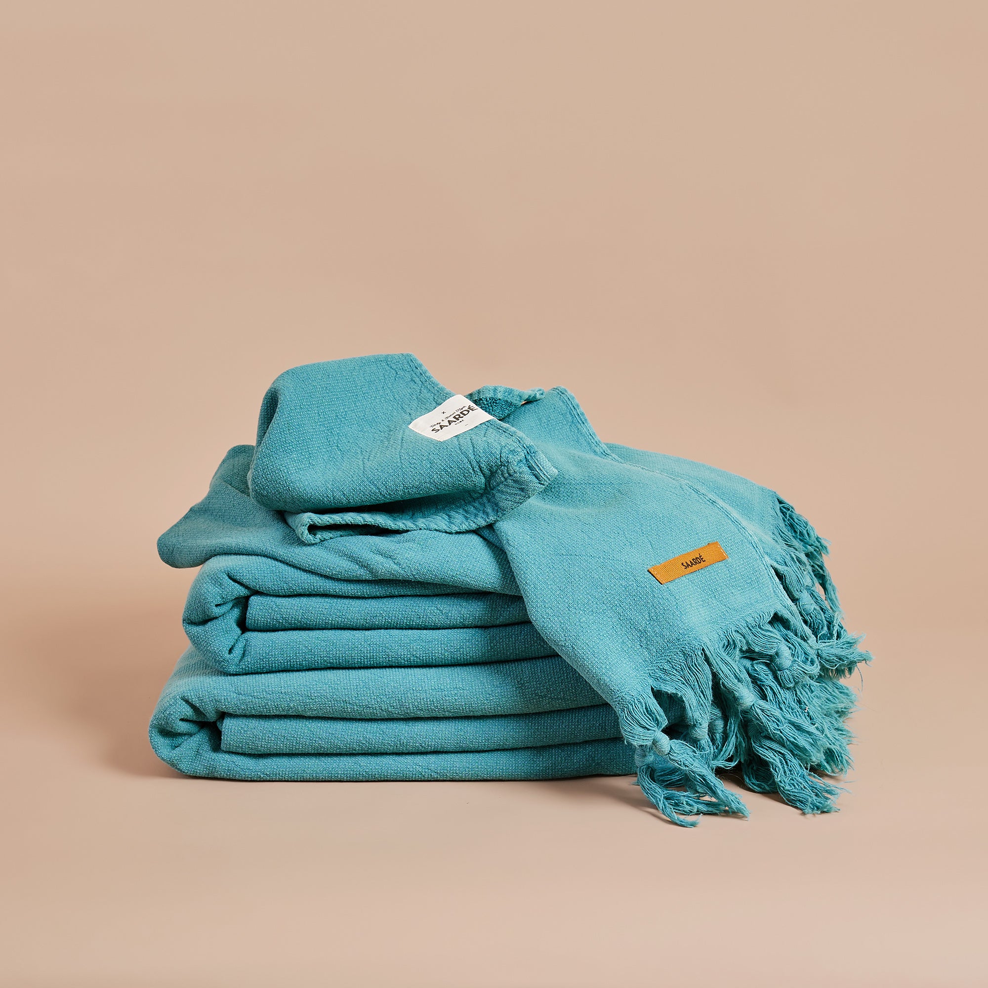 Vintage Wash Towel Collection | Peacock -  -  - Saardé - Saardé.