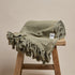 Vintage Wash Cotton Blanket | Olive -  -  - Saardé - Saardé.